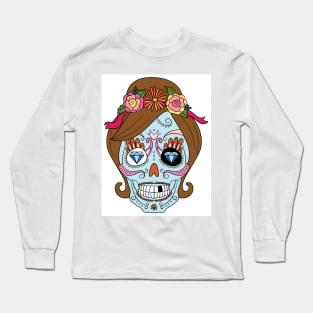 Sugar Skull 47 (Style:17) Long Sleeve T-Shirt